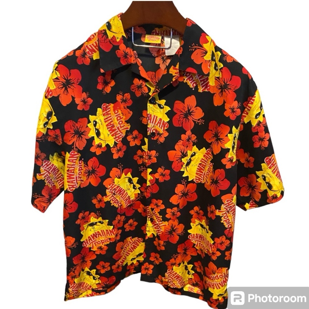 Men’s sz XL button down shirt. Perfect for vacations. Bright, colorful, fun!